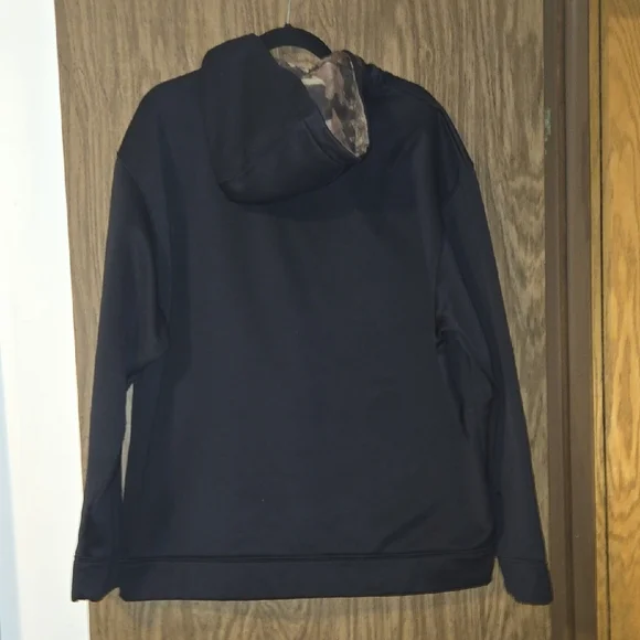 Under Armour Black Hoodie with Camouflage Logo - Picture 5 of 5